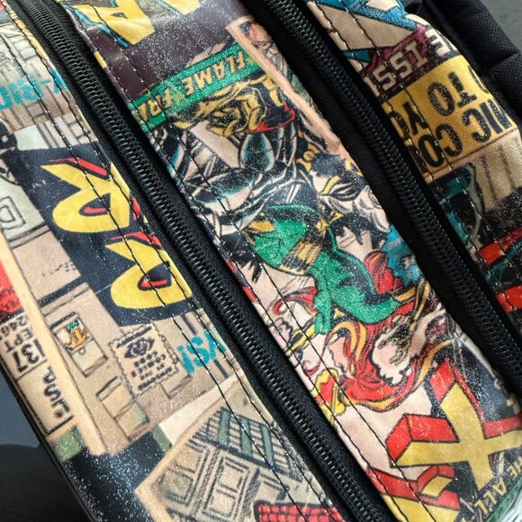 Marvel Comics X-Men Backpack With Comic Print Design - Picture 10 of 10